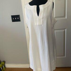 NEW YORK & COMPANY • White Sleeveless Dress • XL  NWOT